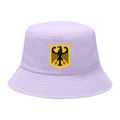 Lavender lavender bucket hat featuring the German eagle coat of arms for outdoor sun protection - M / 12# German Eagle - Purple