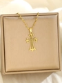 Gold - Hollow Pattern Cross (108192-GD)