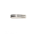 Minimalist silver metal hair clip with double bar design and smooth metallic finish - 10#-Silver Double Bar