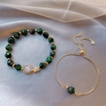 18# Bracelet-Green (Two-piece Set)