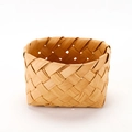 Handgemaakte rechthoekige opbergmand van houtsnippers voor kerstcadeaus en decoraties - Ovaal Klein 19*15*11CM