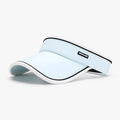 Visière femme bleu clair avec protection UV en soie glacée pour l'extérieur - Bleu Ciel