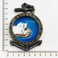 Anchor-shaped Sydney Opera House resin fridge magnet souvenir with size measurements - Sydney Anchor