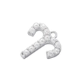 Ciondolo zodiacale argentato con perle bianche per creare bracciali e orecchini - Ciondolo Perla Ariete Argentato