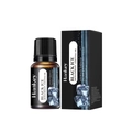 Huile essentielle Black Ice 10ml en flacon en verre brun avec boîte d'emballage noire - Glace noire / 10ml