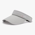 Women's light grey ice silk sun visor with wide brim and adjustable cooling fabric - Adjustable / Light Gray