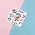 Cartoon sports theme PVC stickers featuring bear tennis and rabbit jumping rope - Sporty Boy