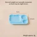 Miniature sky blue bear-shaped plastic tray for DIY dollhouse kitchen accessories - Blue Bear-shaped Tray