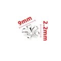 Silver stainless steel 9mm flower bead cap for DIY jewelry making accessories - Bead Cap 9mm
