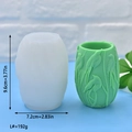Silicone mold for bird pattern pencil holder or candle cup with dimensions 9.6x7.2cm - Bird Pattern / L#