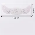 Waterproof silver stamping face tattoo sticker with moon and star freckle designs - Silver Stamping Freckle Face Patch(QT-0101)