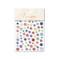 Pegatinas de nail art con pequeños patrones de flores de colores para manicura DIY - Estilo Floral Arcoíris (to-572)