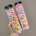 Two jars of colorful elastic hair bands and cartoon clips for kids in mixed styles - Crown + Plaid Bow Style (17#) / 40-Piece Set (One Bucket)