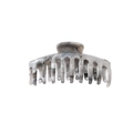 Large grey and white marble pattern claw clip made of premium acetate material - Keel Shape 11cm-Grey