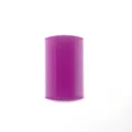 Double-sided purple plastic flea comb for pet grooming with dense teeth for cats and dogs - Purple