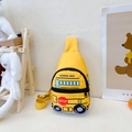 Zaino a tracolla per bambini a forma di scuolabus giallo con tessuto impermeabile - Giallo