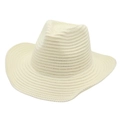 Chic cream white knitted fedora hat with a roll-up brim for autumn and winter outfits - Cream