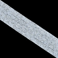 2.5mm light blue cubic natural stone bead chain for fashionable street jewelry necklaces - Purple Agate