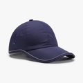 Quick-dry navy blue baseball cap with reflective trim and Gentle Hill embroidery - Adjustable / Navy Blue