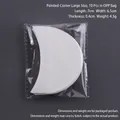 White crescent-shaped eyeshadow stickers, pack of 10 large pointed size, 7x6.5cm - 10Pcs/Large/OPP Bag