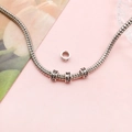 Round Texture Spacer Bead 3x4mm