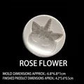 Stampo in silicone unicorno rosa per decorazione torte e artigianato fai da te - Rosa / Grigio