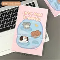 Pink cartoon kraft paper gift bag with cute dog prints, size 15x23.5cm for storage - 4# Happy Pool