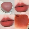 HERORANGE lippen- en wangmodder tint 02 met professionele kleurstalen op lippen en armen - 02# Zwarte Thee