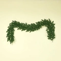 Donkergroene Noordse dennennaalden kerstslinger in golfvorm voor wanddecoratie - 180CM Originele groene slinger