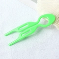 Double Broche Queue de Poisson 9cm (Vert Pomme) / Broche en U de 9cm / Vert fruit