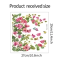 Tabla de medidas detallada de pegatina para inodoro de flores de 27 x 29 cm - fun-m194 / 27*29CM