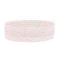 Pink elastic sports headband for running and yoga with moisture-wicking fabric - Sakura Pink