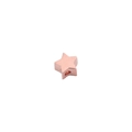 Primer plano de una cuenta de estrella en acero inoxidable oro rosa 5mm con agujero - Cuenta de estrella de 5 mm con agujero pequeño / Oro rosa