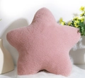 Soft pink star plush pillow with fuzzy texture for cozy home nursery decor - 30cm-125g / Lotus root pink
