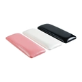 Set of three faux leather manicure footrests in pink, white, and black colors - Dreamy Pink Manicure Cushion (Without Legs)