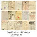 Vintage scrapbooking paper set with 15 designs and 140x200mm retro decorative sheets - Daily List