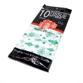 Christmas tissue paper with green snowflakes and trees design, set of 10 sheets - Christmas Tree