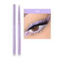Waterproof paars crème gel eyeliner potlood #09 met kleurstaal en applicatie - Maat 9