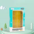 Portable microscope toy set with 12 biological specimen slides for student science kits - 12-Piece Set / Plant Specimens