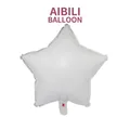 White 18 inch star shaped aluminum foil balloon for wedding and party decoration - 18-inch Star White