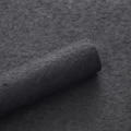 Deep black handmade stone texture wrapping paper with organic fiber pattern - Water Rock Paper / 50*58cm (5 Sheets/Pack) / Black