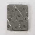 Absorbent grey pet towel with embossed sea creatures like mermaids and dolphins - Grey / Ocean Embossed