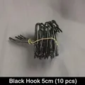Black Hooks 5cm (10 Pcs)
