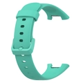Teal silicone replacement strap for Xiaomi Mi Band 7 Pro with classic pin buckle - Teal