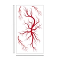 3D red blood vessel vein tattoo sticker for Halloween cosplay, model XB-015, 17x9.5cm size - Vein Tattoo XB-015