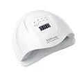 Professionelle 120W weiße LED-Nagellampe mit 36 LEDs und digitaler Zeitschaltuhr - SUN X5 Plus Weiß-US Stecker