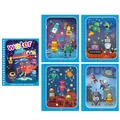 Robot and space themed magic water painting book for children featuring reusable pages - Single-coil Thick Robot (includes Pen + Opp Bag)