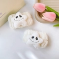 Polsini in pile di corallo bianco con decorazione a stella sorridente per lavaggio viso - Stile Stella Sorridente (92#) / 1 Pezzo / Bianco