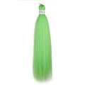 Extension de cheveux synthétiques EZ Braid verte de 26 pouces en couleur dégradée - Vert (FR Green#)