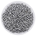 Flat round silver smile face acrylic beads for handmade jewelry and beadwork - Antique Silver with Black Smiley Face